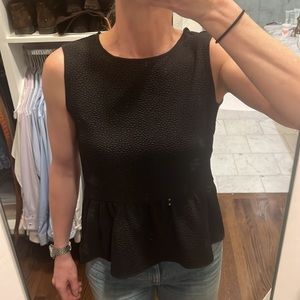 Sandro Peplum Sleevless Top